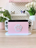 White Cat Paw - Switch Dock Cover